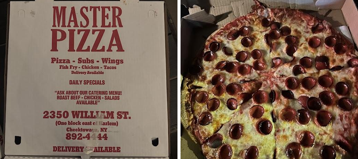 Master Pizza Menu