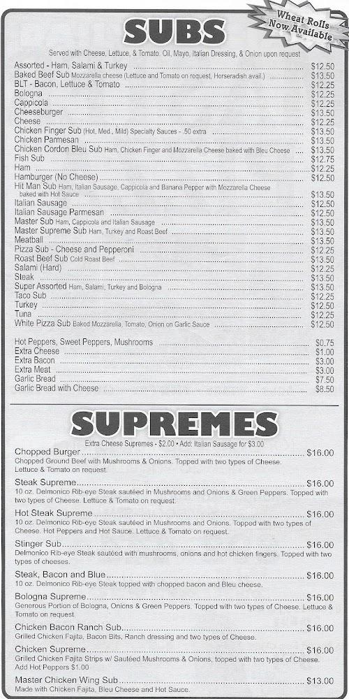 Master Pizza Menu image 4